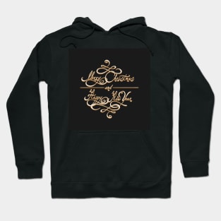 Merry Christmas and Happy New Year Emblem Hoodie